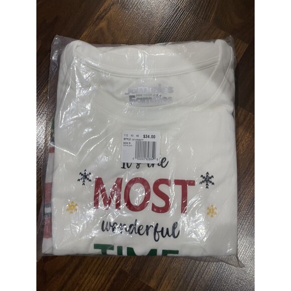 Jammies For Your Families 14 Plus Christmas Plaid “It’s The Most Wonderful Time” - Picture 2 of 3